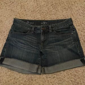 Denim shorts mid rise